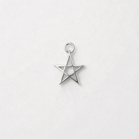 Silver Pentagram Charm
