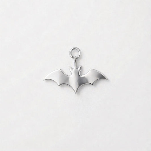 Silver Bat Charm