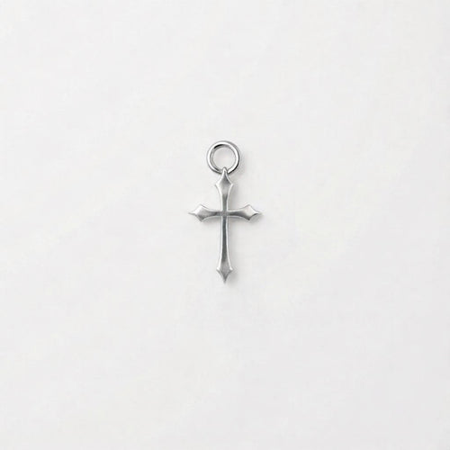 Silver Cross Charm