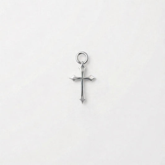 Silver Cross Charm